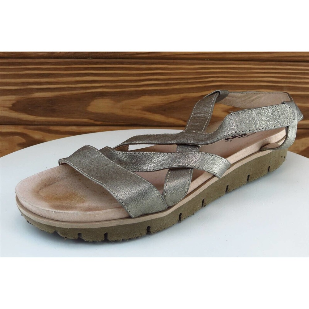 Umberto Raffini Sz 40 M Brown Strappy Leather Women Sandals Genesis